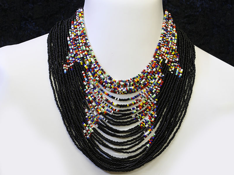 Black and multi colour