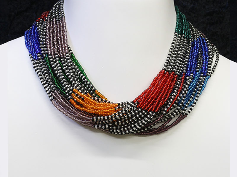 Multi colour, silver and black Multi colour, silver and black