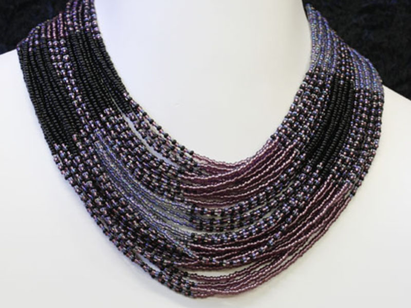 Purple, black and silver Purple, black and silver