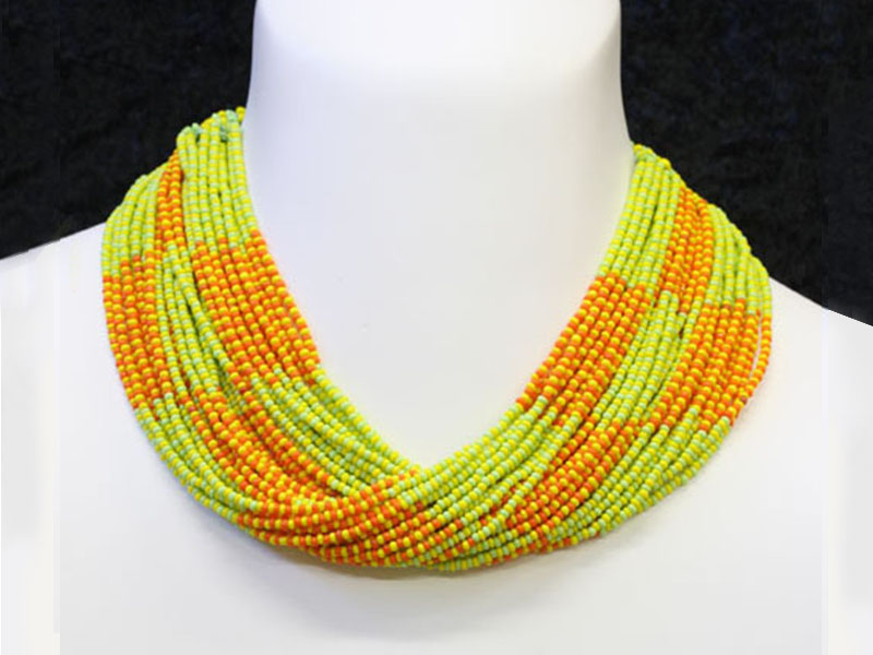 Orange, yellow and pastel green Orange, yellow and pastel green