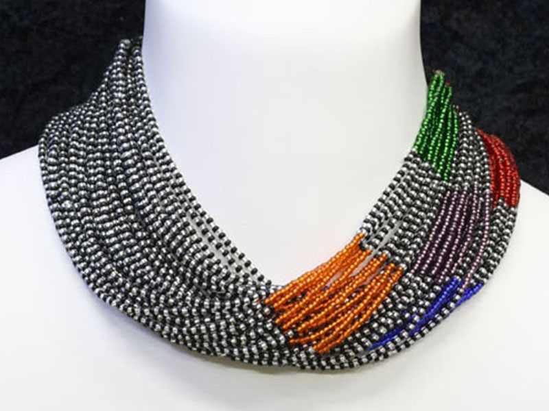 Black, silver and multi colour Black, silver and multi colour