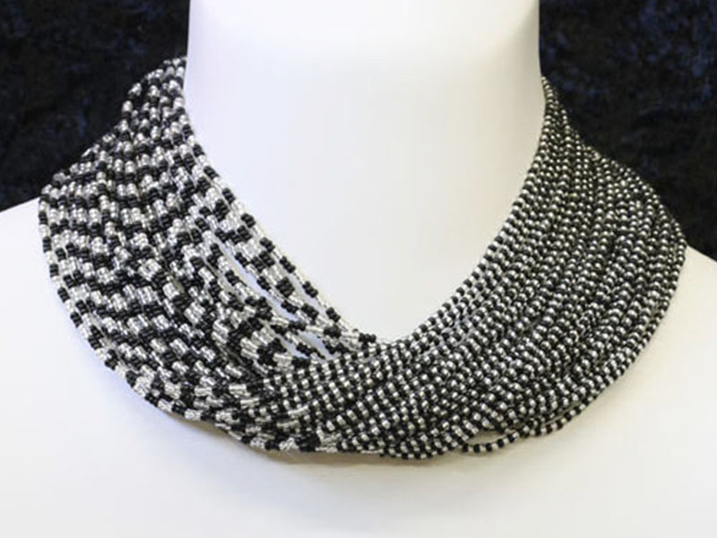 Transparent silver and black Transparent silver and black