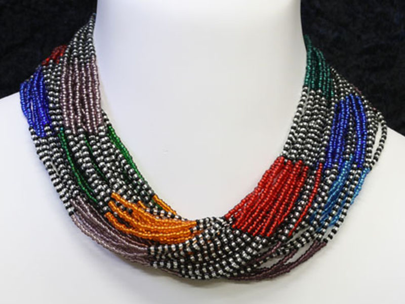 Black, silver and multi colour Black, silver and multi colour