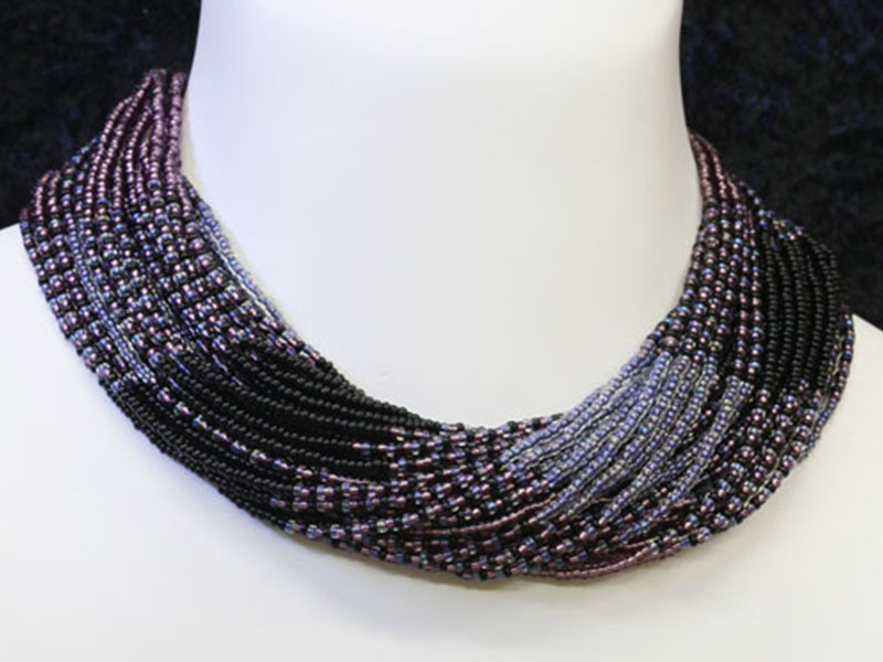 Black and purple Black and purple