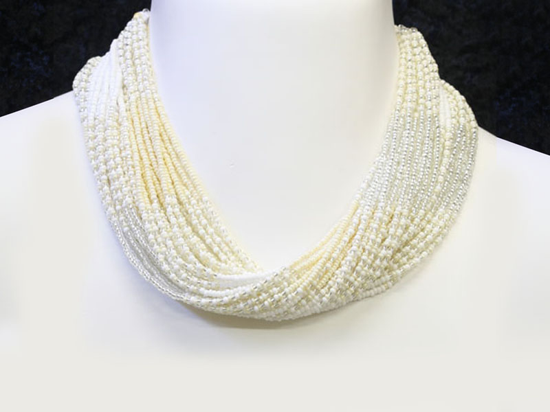 Ivory and transparent silver Ivory and transparent silver