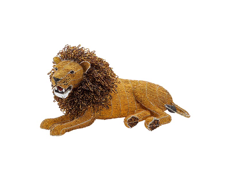 Masterpiece Bead and Wire Lion Masterpiece Bead and Wire Lion