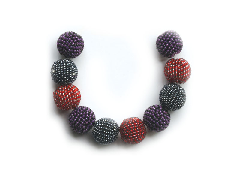 Grey, purple and red Grey, purple and red