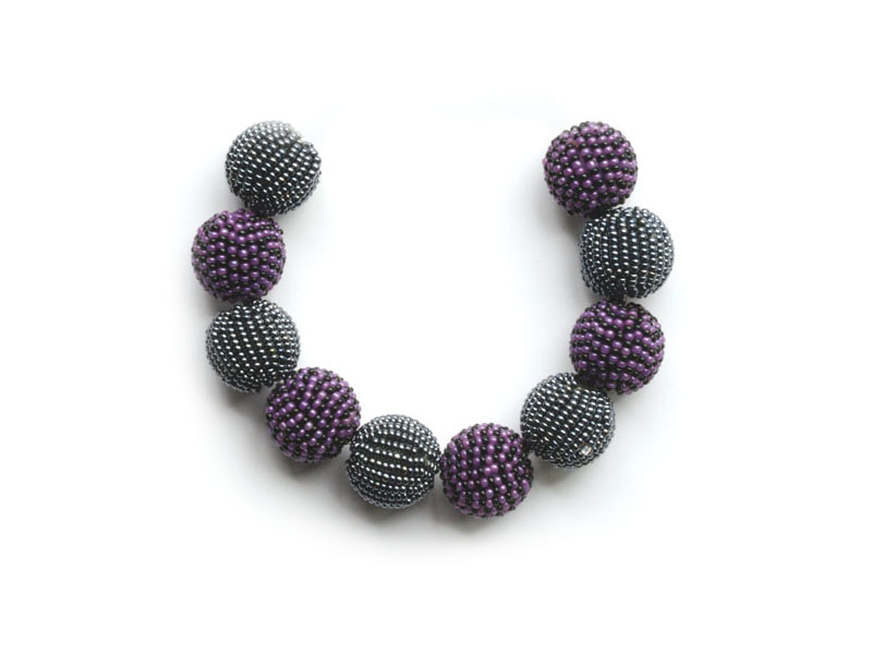 Grey, purple and black Grey, purple and black