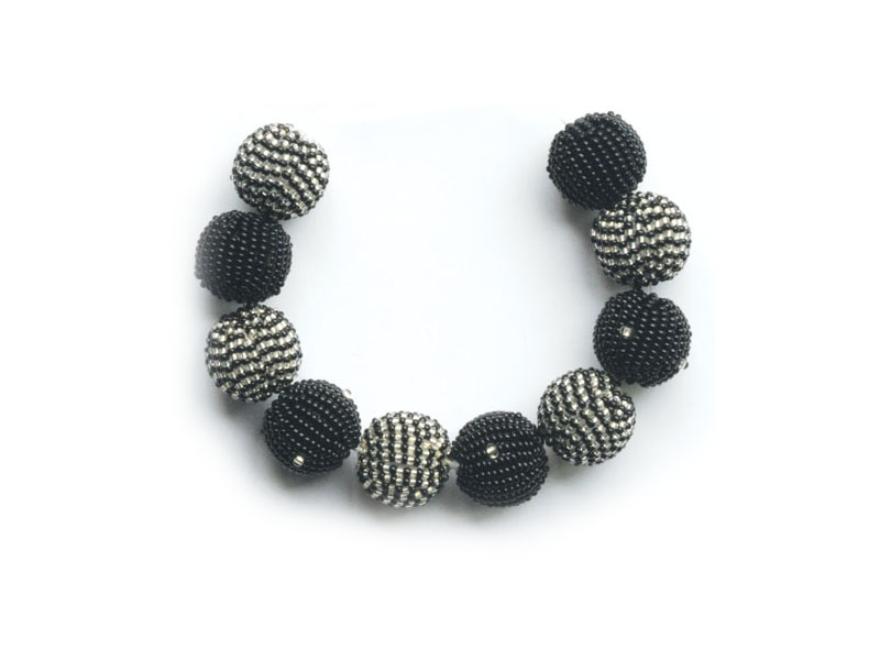 Black and grey, transparent mix Black and grey, transparent mix