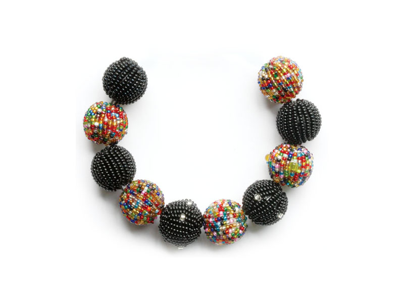 Black and mixed colour balls Black and mixed colour balls
