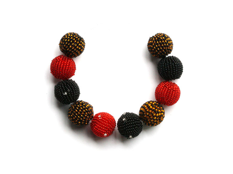 Black, brown and red Black, brown and red