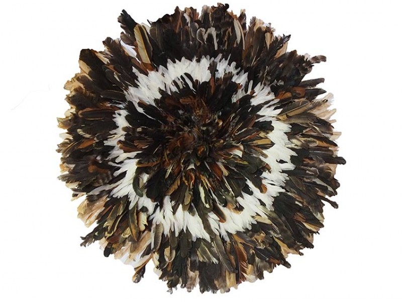 Juju Feather Hat Partridge and Ivory Juju Feather Hat Partridge and Ivory