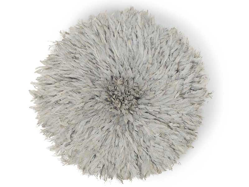 Juju Feather Hat Grey Juju Feather Hat Grey