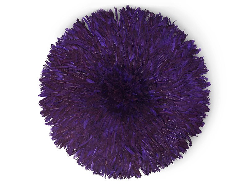 Juju Feather Hat Purple Juju Feather Hat Purple