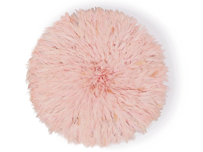 Juju Feather Hat Soft Pink Juju Feather Hat Soft Pink