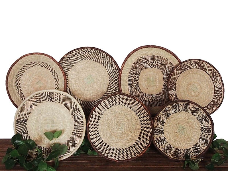 Binga Basket Set of 7 African Baskets. Binga Basket Set of 7 African Baskets.