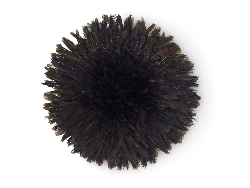 Juju Feather Hat Black Juju Feather Hat Black