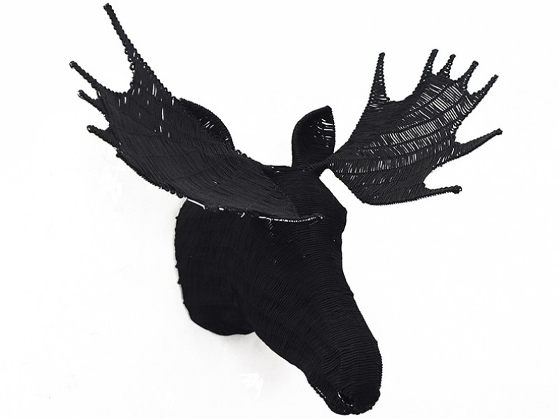 Rope Bull Moose Wall Hanging Rope Bull Moose Wall Hanging
