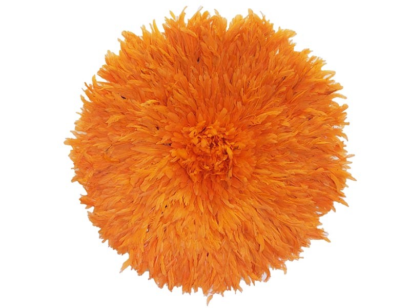 Juju Feather Hat Orange Juju Feather Hat Orange