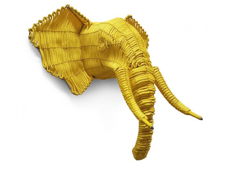 Rope Elephant Head - Mini Rope Elephant Head - Mini