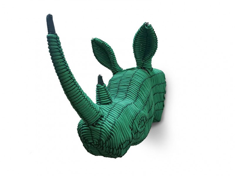 Rope Rhino Head - Mini Rope Rhino Head - Mini