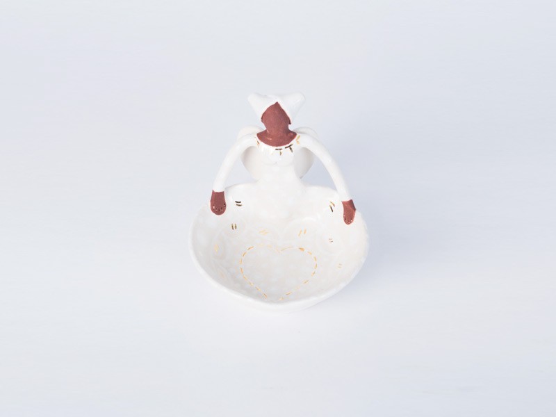 1 Lady Angel Heart Dish