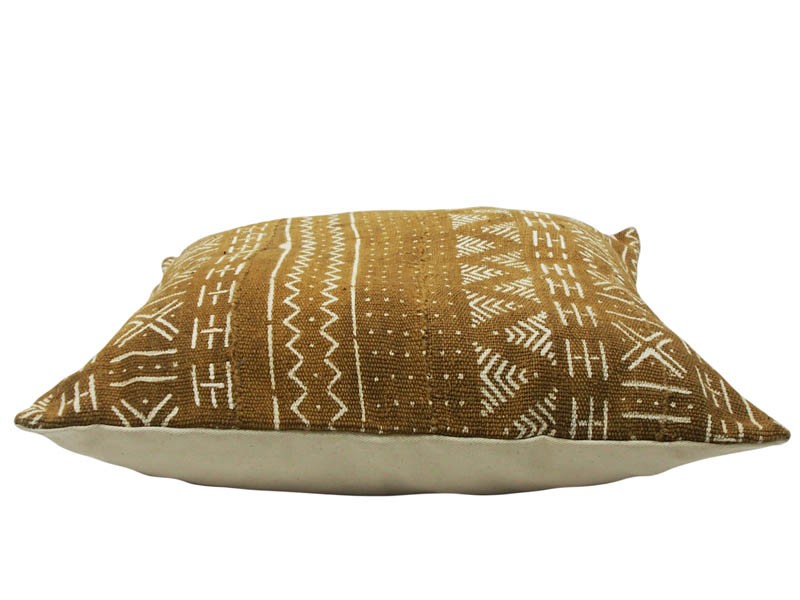 Olive with White Chevron Design - Side Olive with White Chevron Design - Side