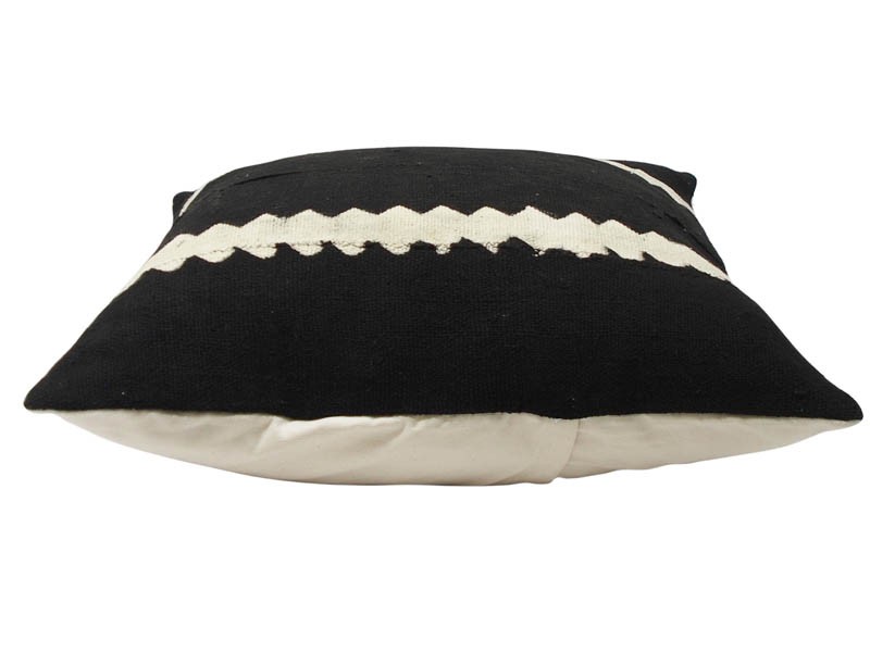 Black with White Bands - Side Black with White Bands - Side