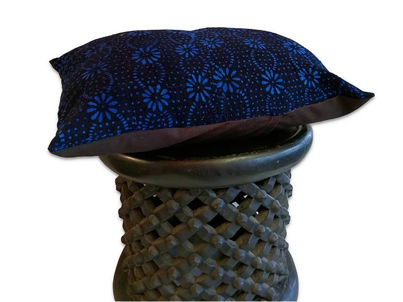 Vintage indigo and blue side view Vintage indigo and blue side view