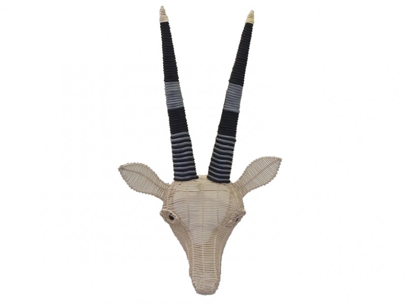 Ivory with Grey and Black Rope Ivory with Grey and Black Rope