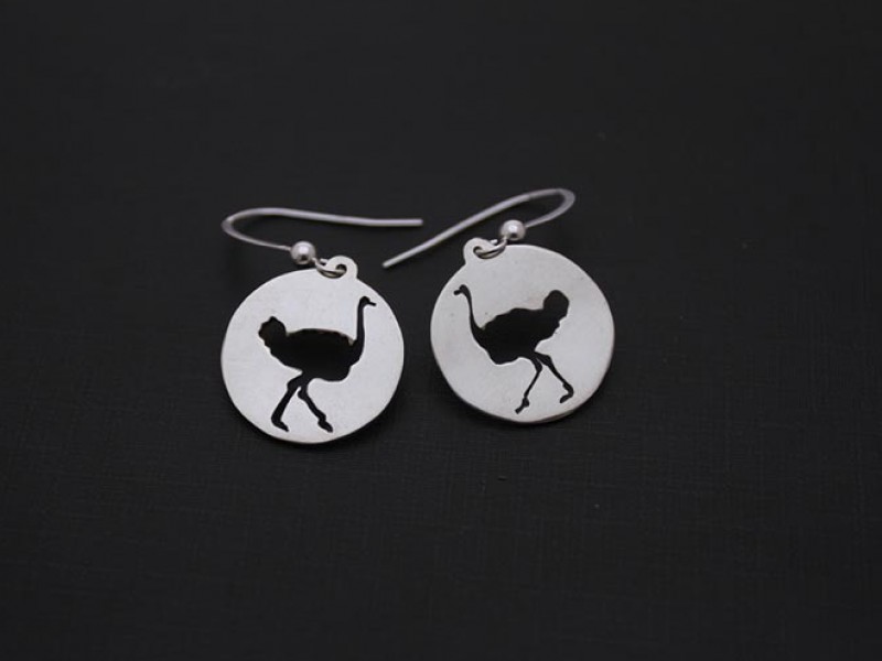 Ostrich Earrings Ostrich Earrings