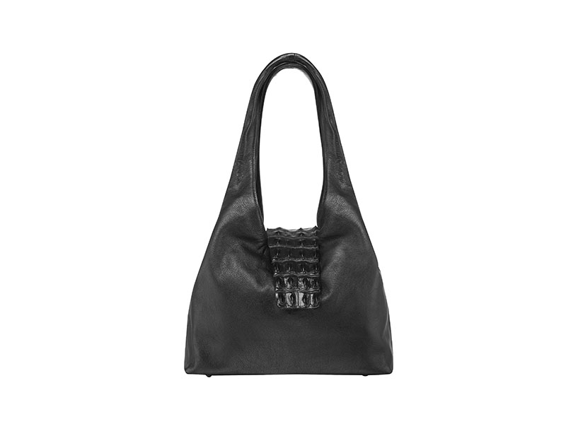 Vicky Slouch - Soft Leather And Croc Flap Vicky Slouch - Soft Leather And Croc Flap