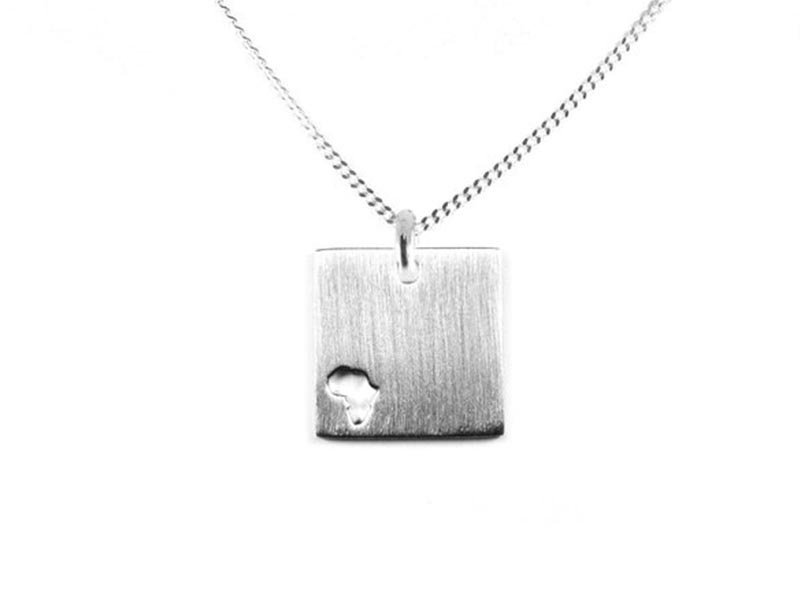 Fine Square Africa Pendant Fine Square Africa Pendant
