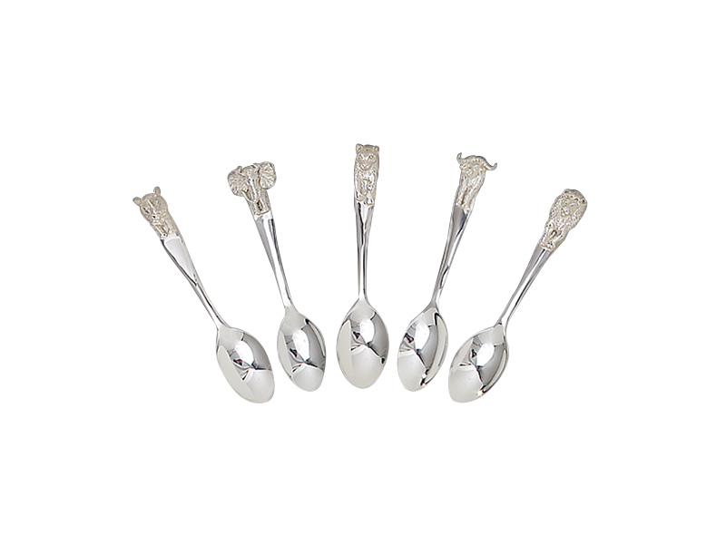 Silver Spoon With Animal