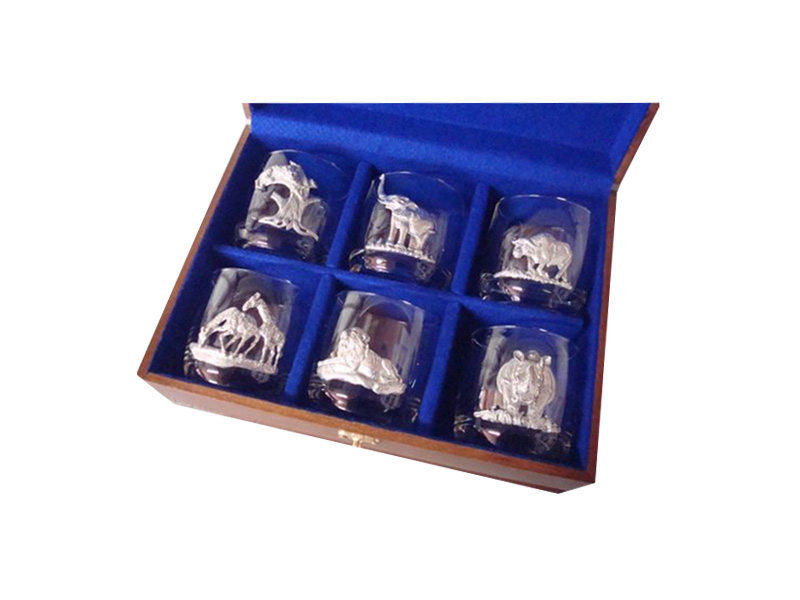 6 X Whiskey Glass Box