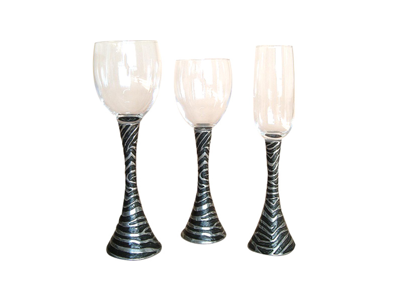 Red Wine Glass Round Base